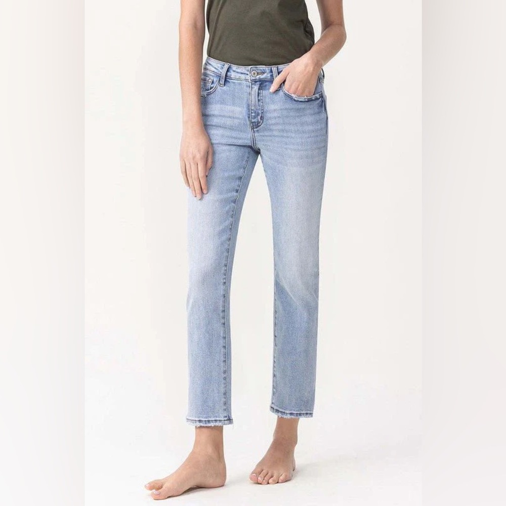 PLUS Size -90’s straight Leg Mid Rise Jean - Picture 2 of 5